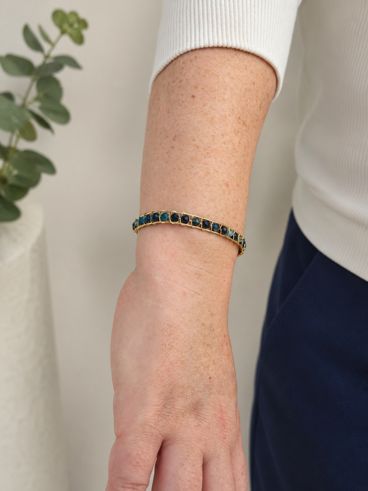 Isis Bracelet | Blue Tiger's Eye