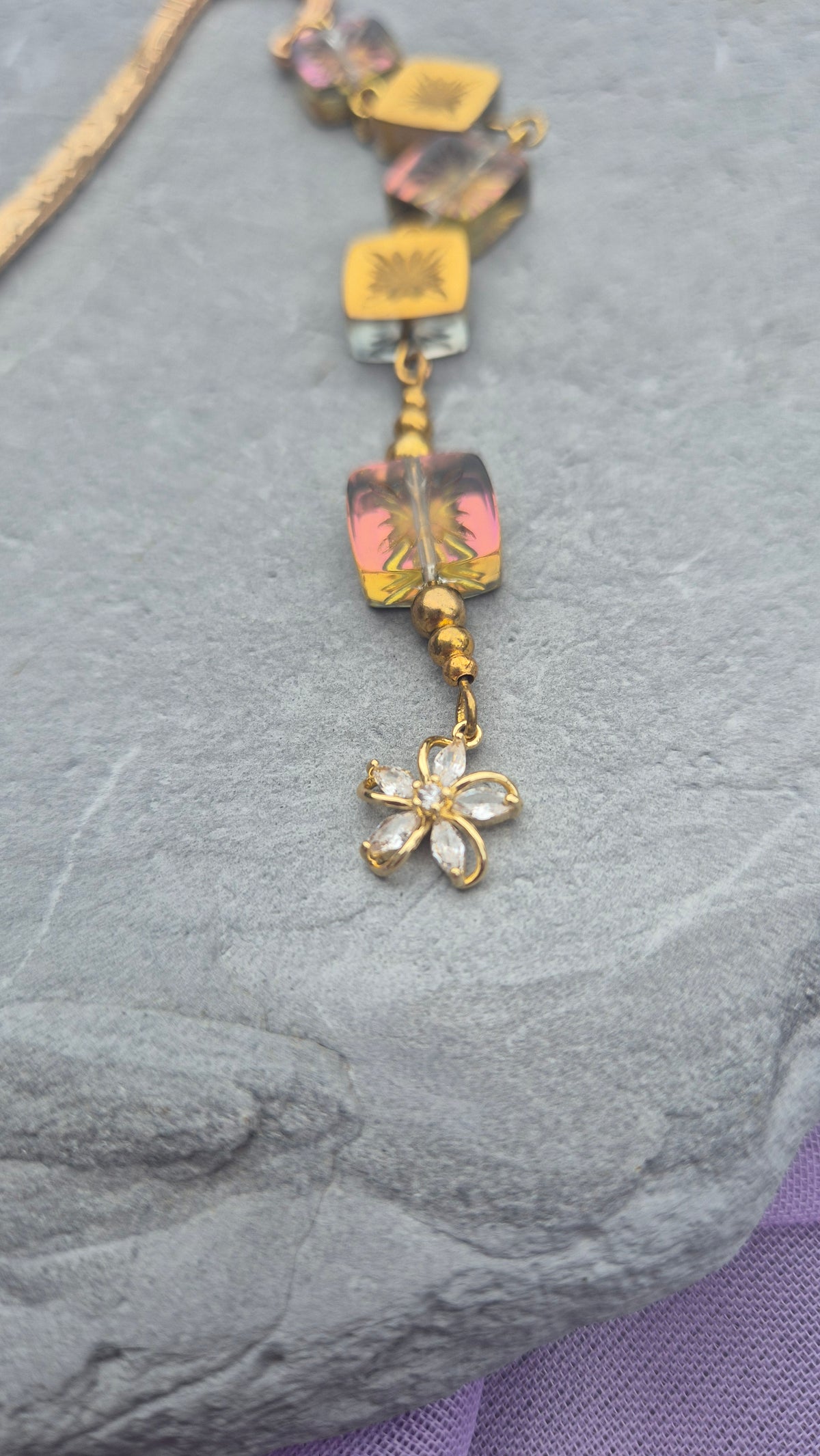 Golden Wildflower Bookmark