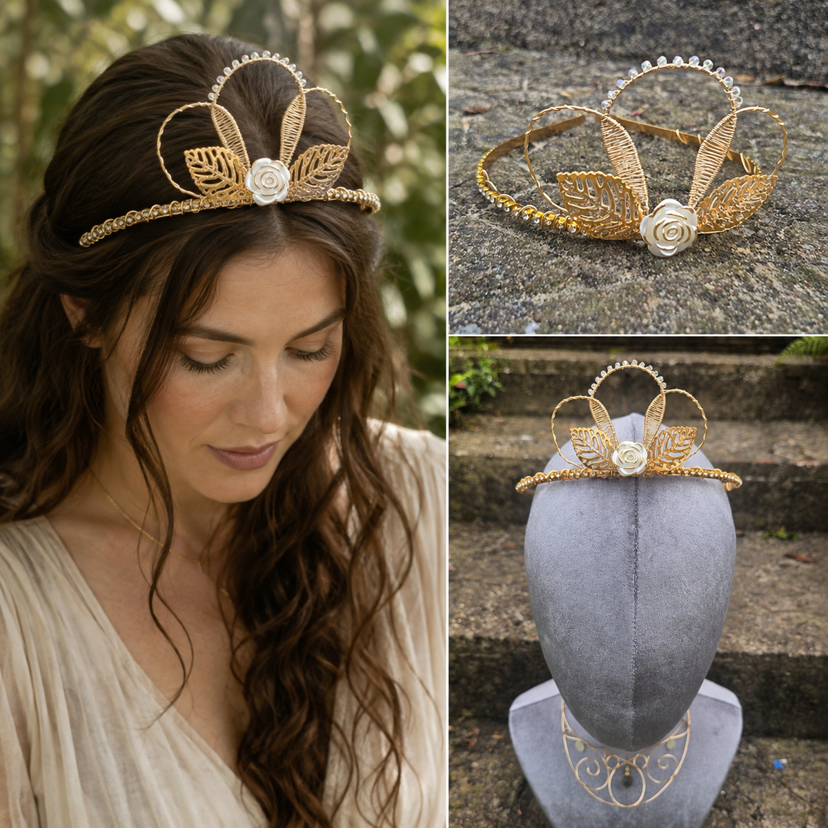 Aurelia Crown | Botanical Tiara