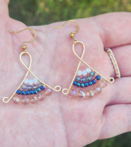 Moonlight Plume Earrings
