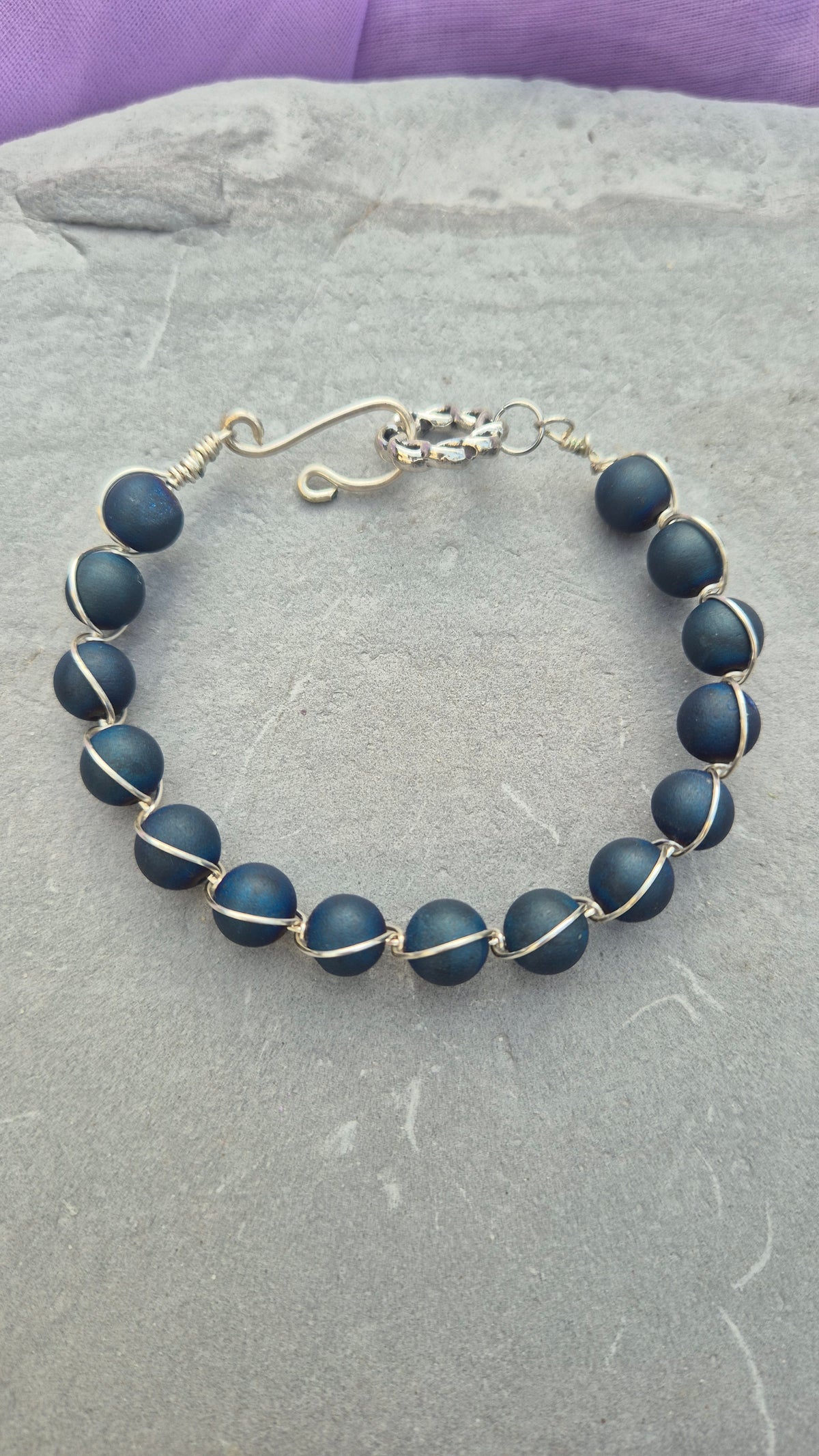 Frosted Midnight Bracelet