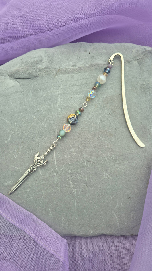 Enchanted Sword Beaded Bookmark