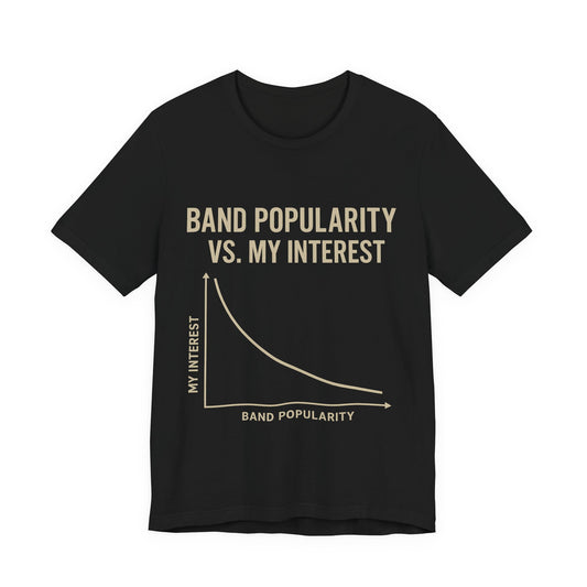 Music Snob Tshirt, Obscure Band Music Lover Gift, Funny Graphic Tee, Trendy Casual Shirt