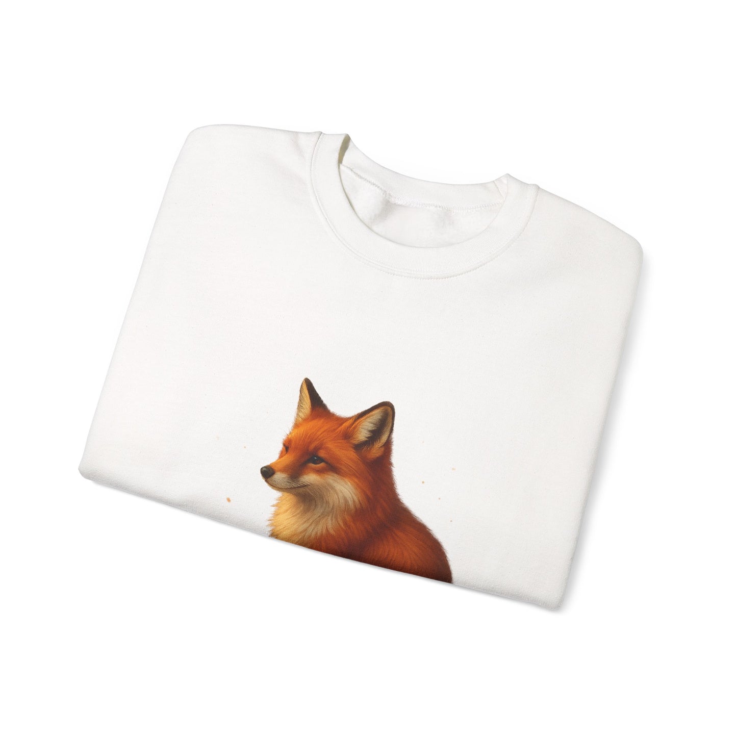 Cozy Fox Sweatshirt, Cute Animal Crewneck, Gift for Animal Lovers, Casual Fall Apparel, Art-Inspired Clothing