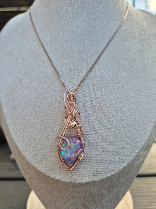 Aurora Opal in Rose Gold - Daonna Designs