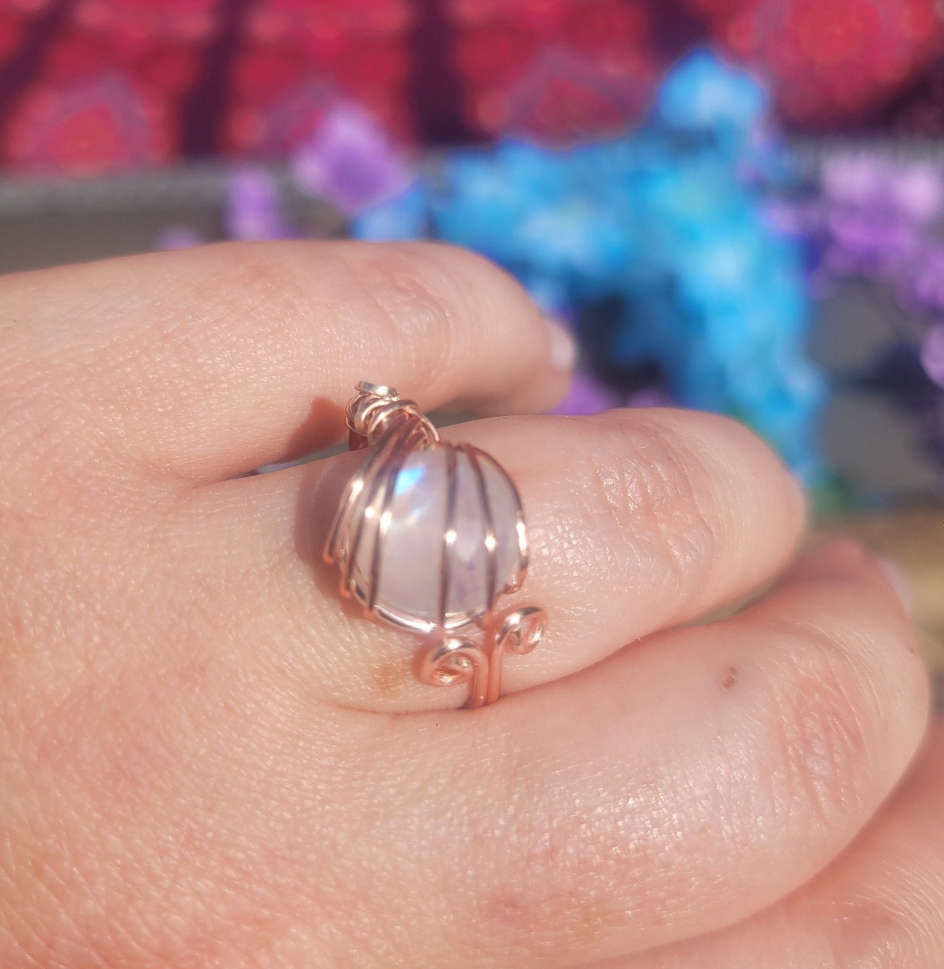 Freya Ring - Moonstone Size 52 - 62 [EU] - Daonna Designs