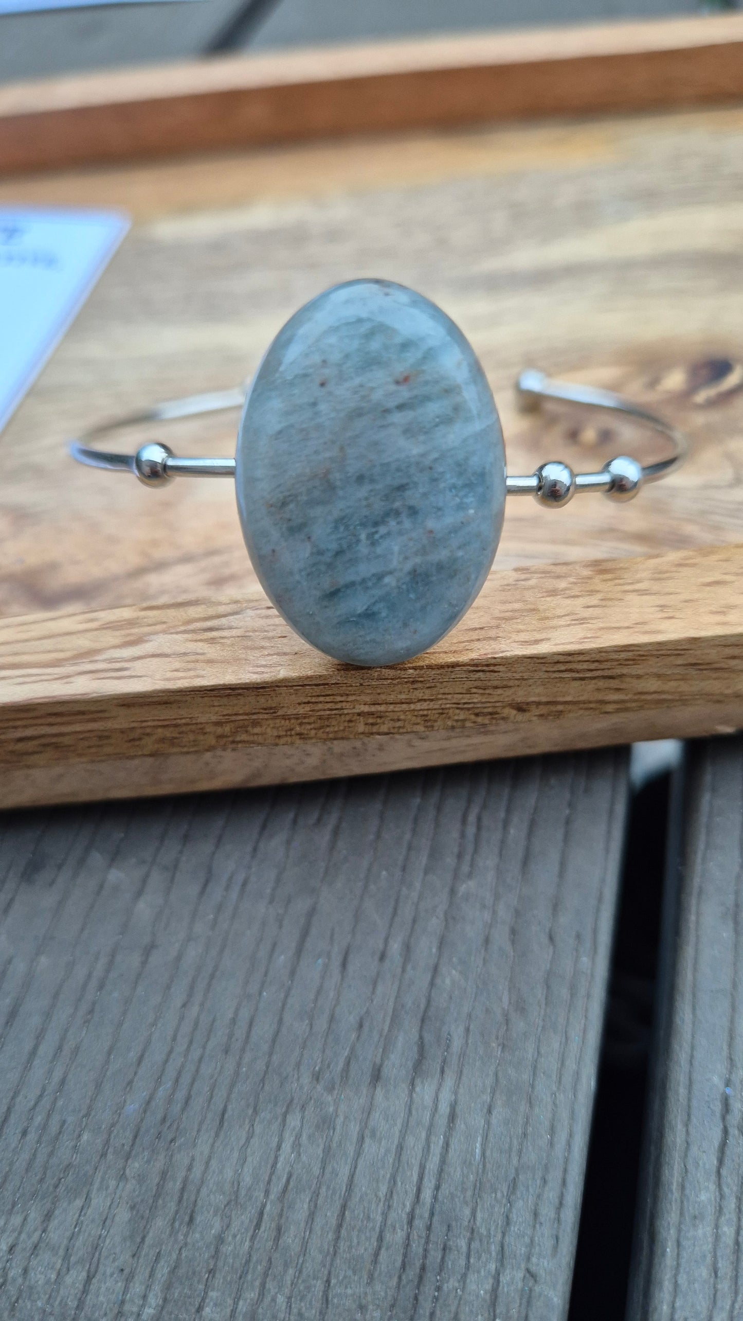 Amazonite Cuff Bracelet