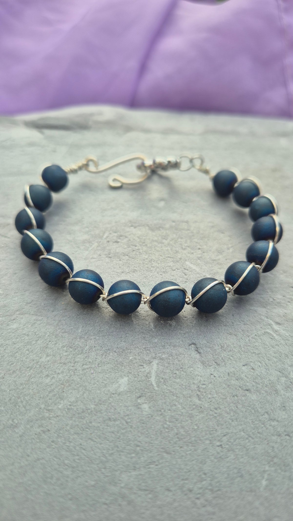 Frosted Midnight Bracelet