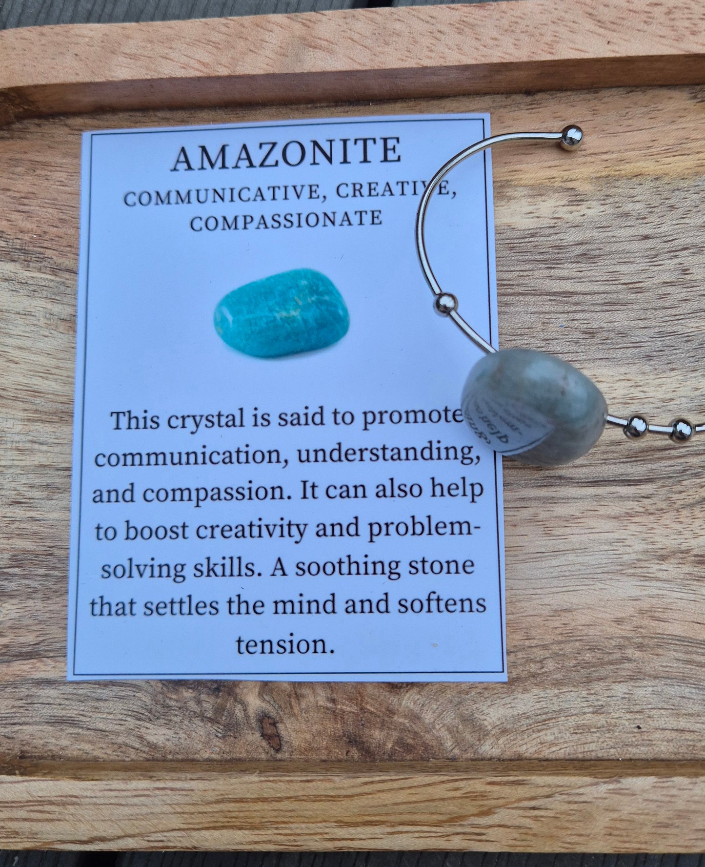 Amazonite Cuff Bracelet
