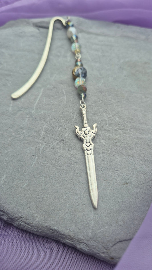 Enchanted Sword Beaded Bookmark