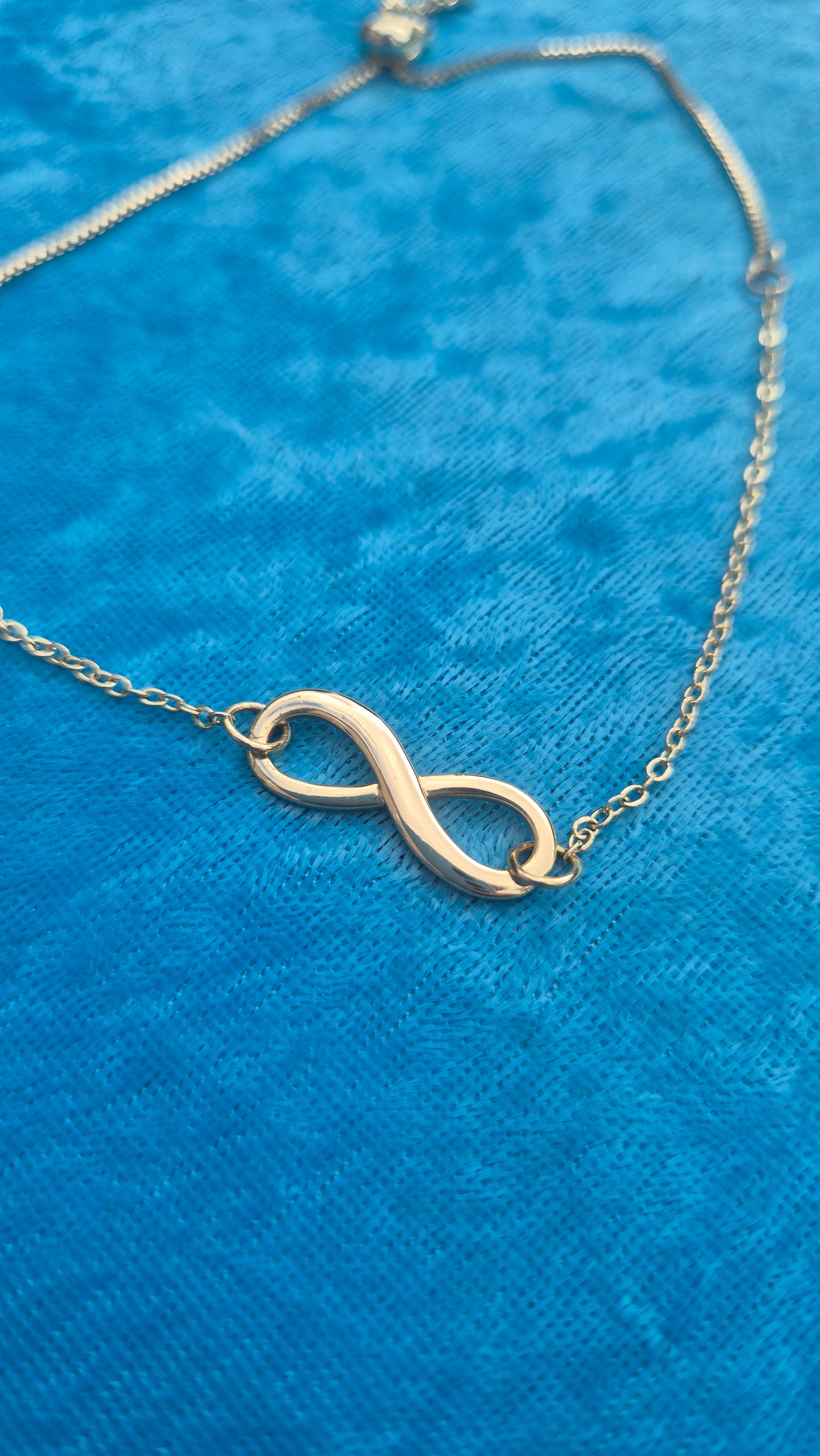18K Gold Filled Infinity Bracelet | Adjustable Slider Bracelet