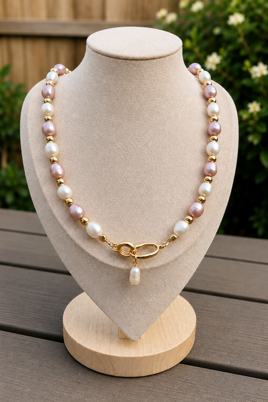 Isabelle Convertible Pearl Necklace