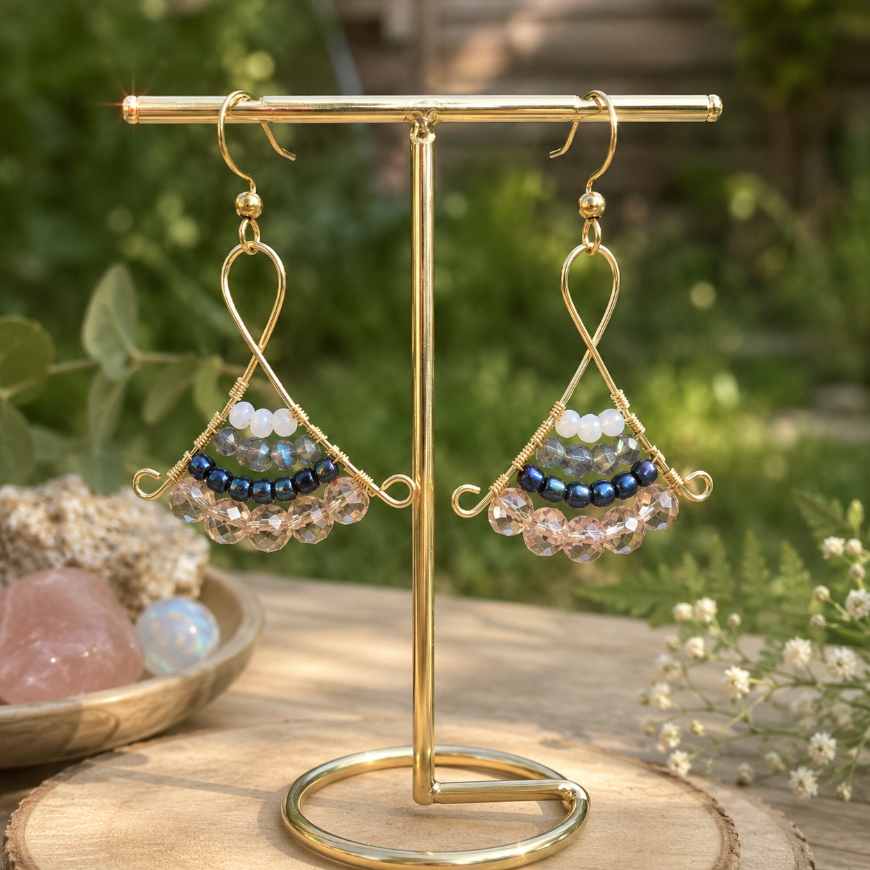 Moonlight Plume Earrings