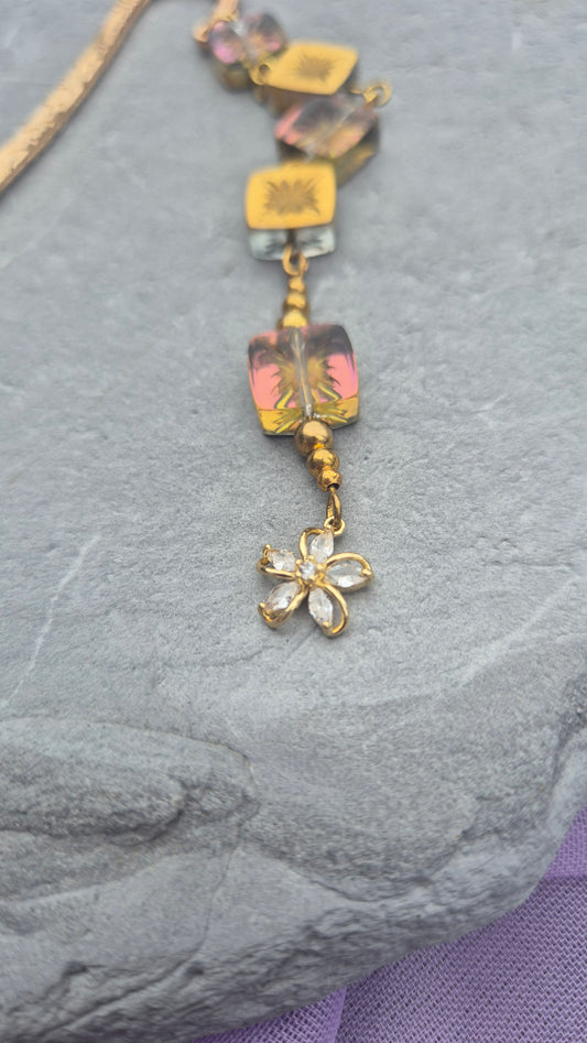 Golden Wildflower Bookmark