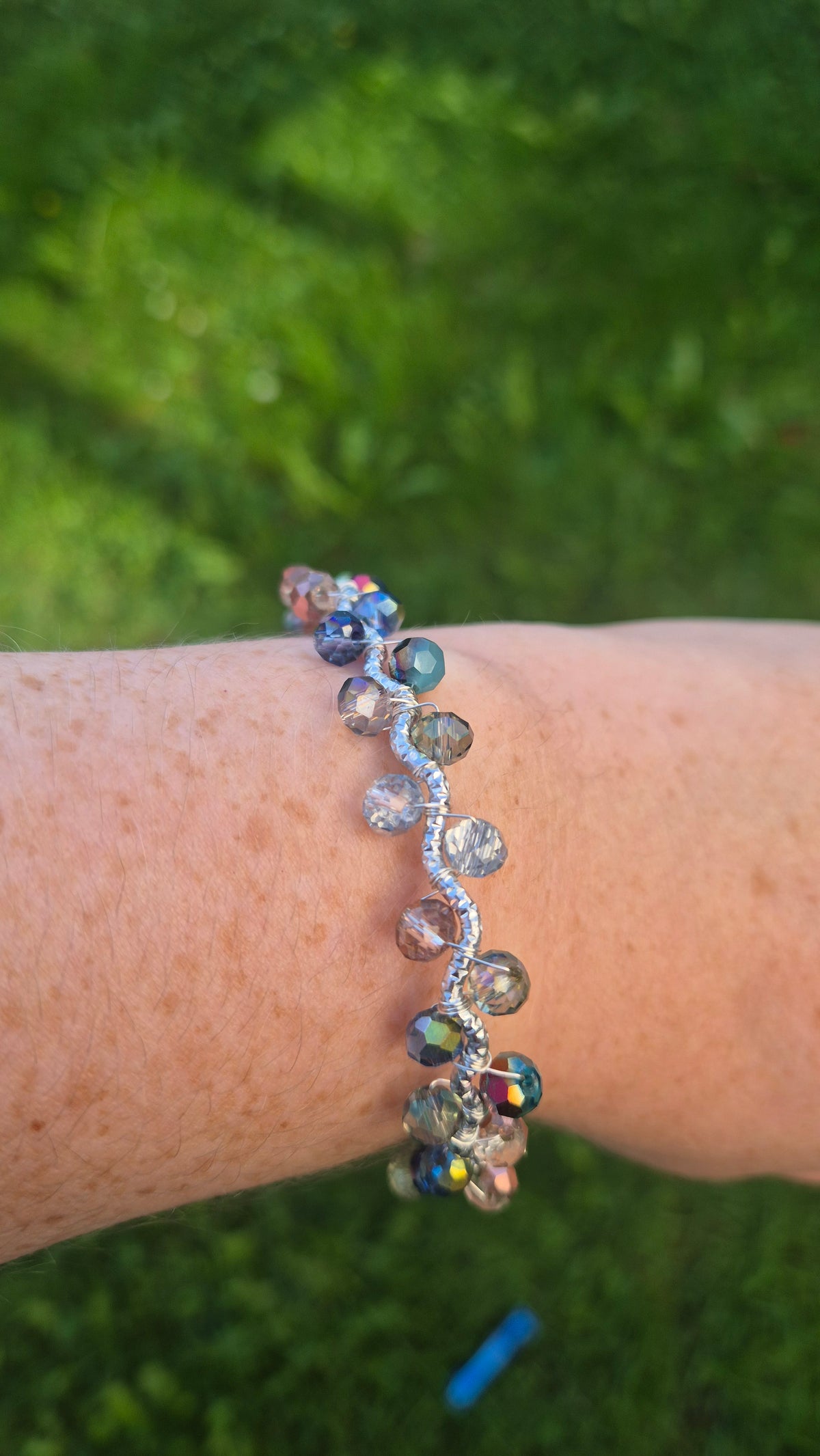Aurora Crystal Vine Cuff