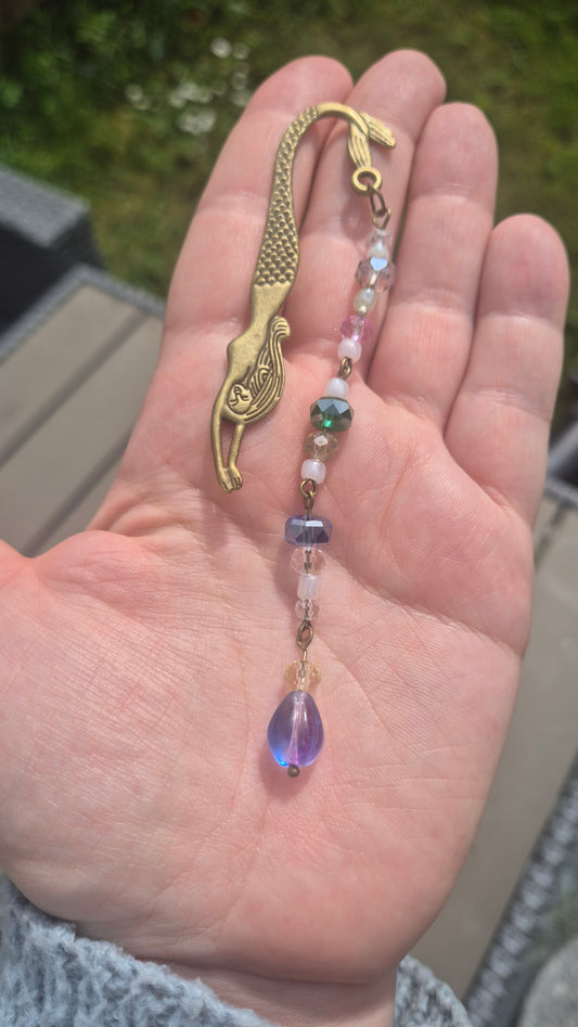 Mermaid Bookmark - Antique Bronze
