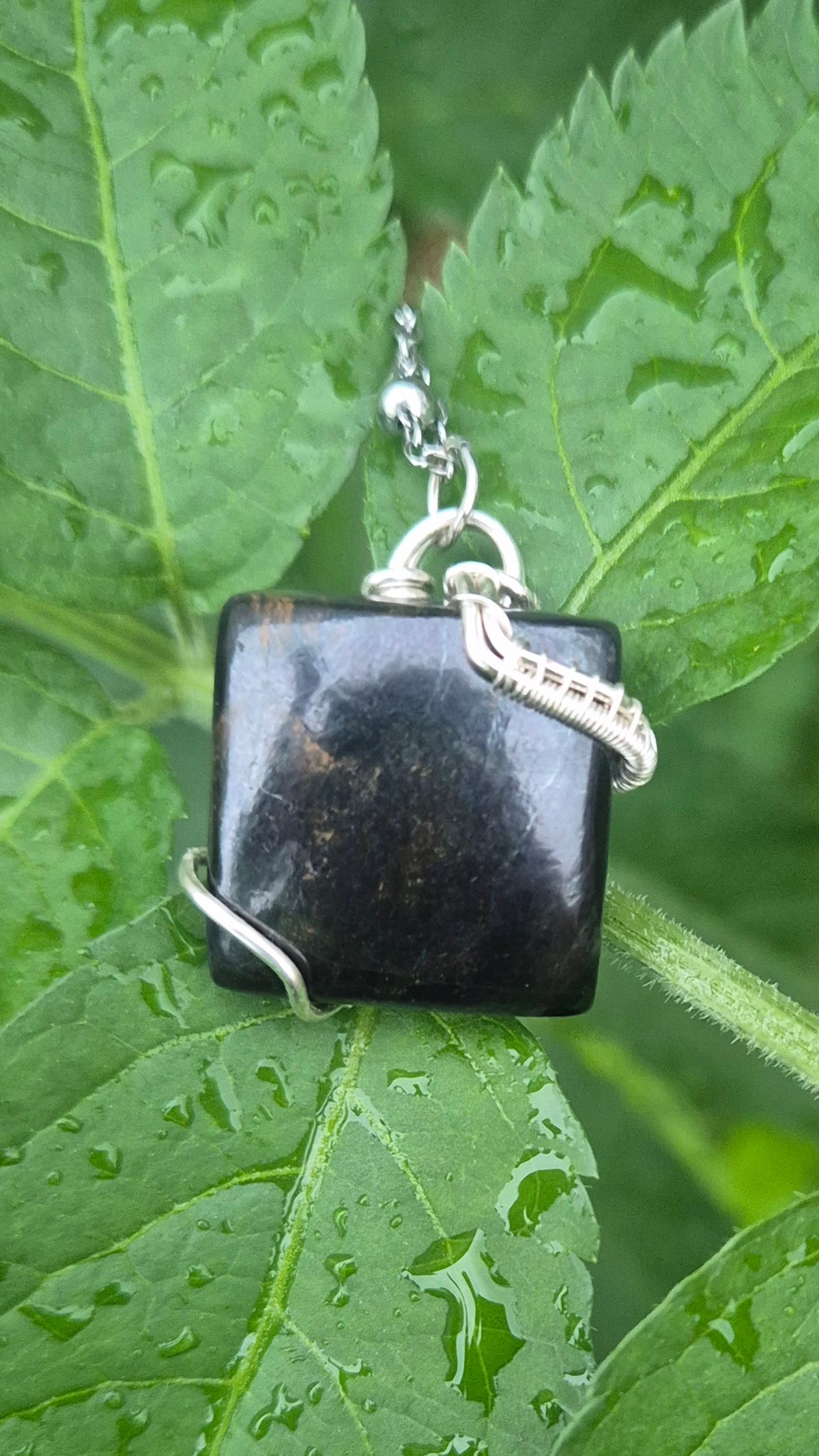 Purpurite Pendant Necklace