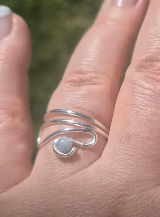 Celestia Ring | Angelite