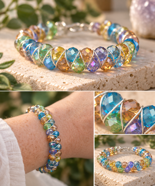 Rainbow Crystal Bracelet