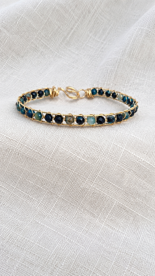 Isis Bracelet | Blue Tiger's Eye