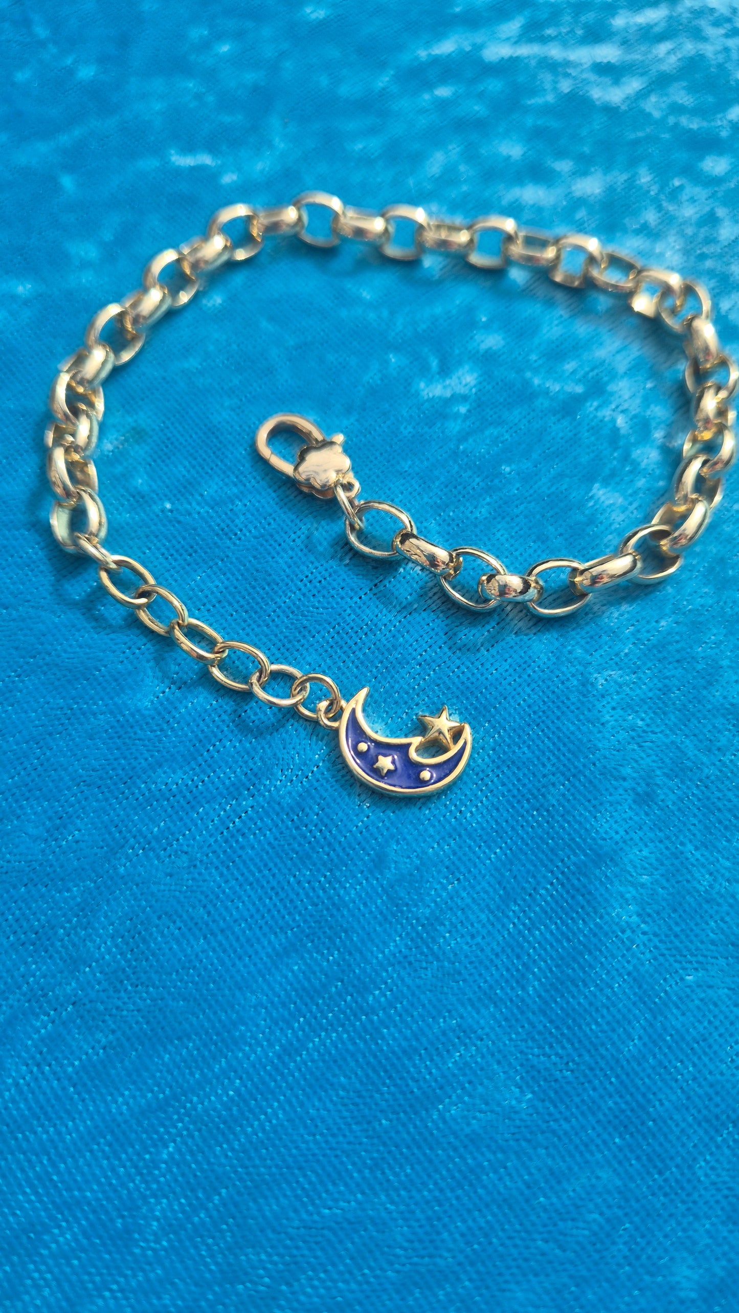 18K Gold Filled Moon & Stars Bracelet | Celestial Jewellery