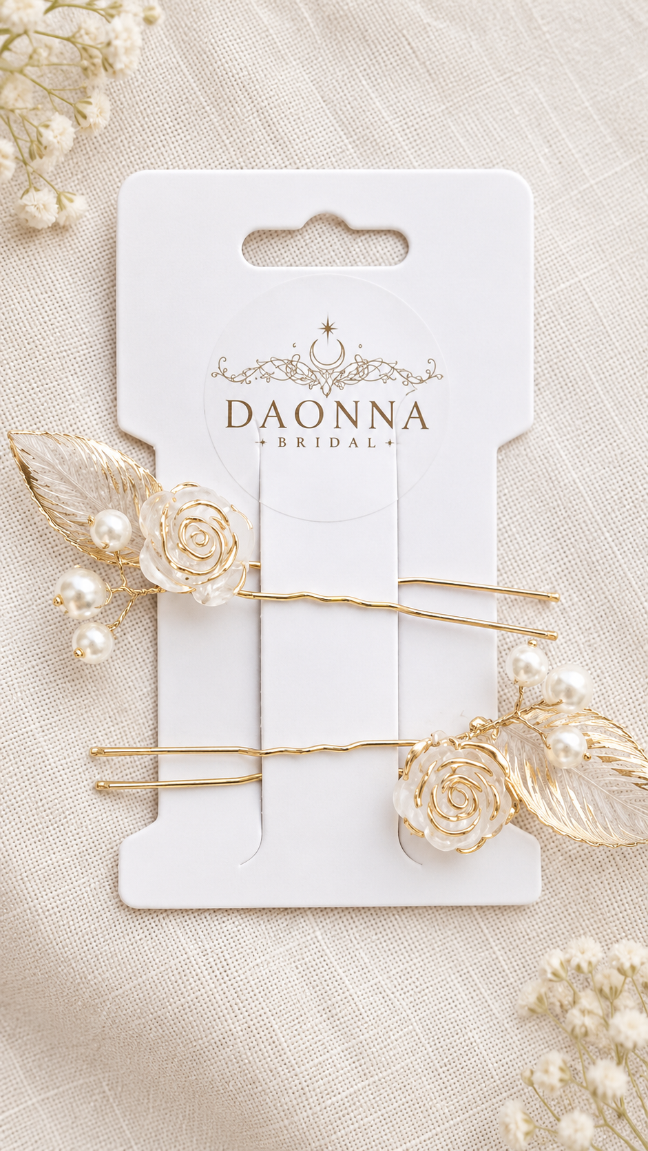 Arabella Gold Hair Pins