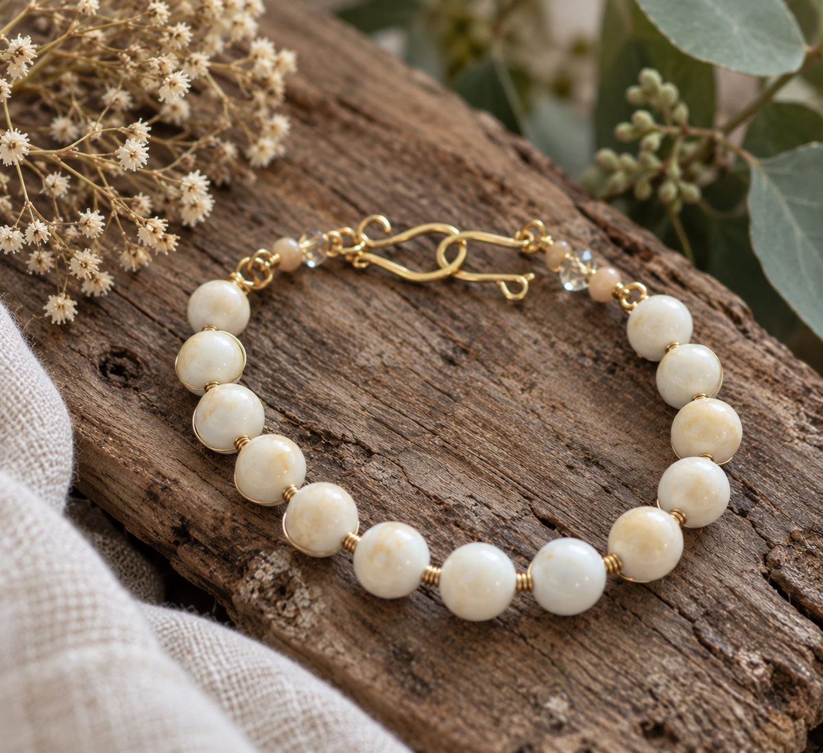 Gold Jasper Bracelet