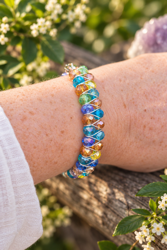 Rainbow Crystal Bracelet
