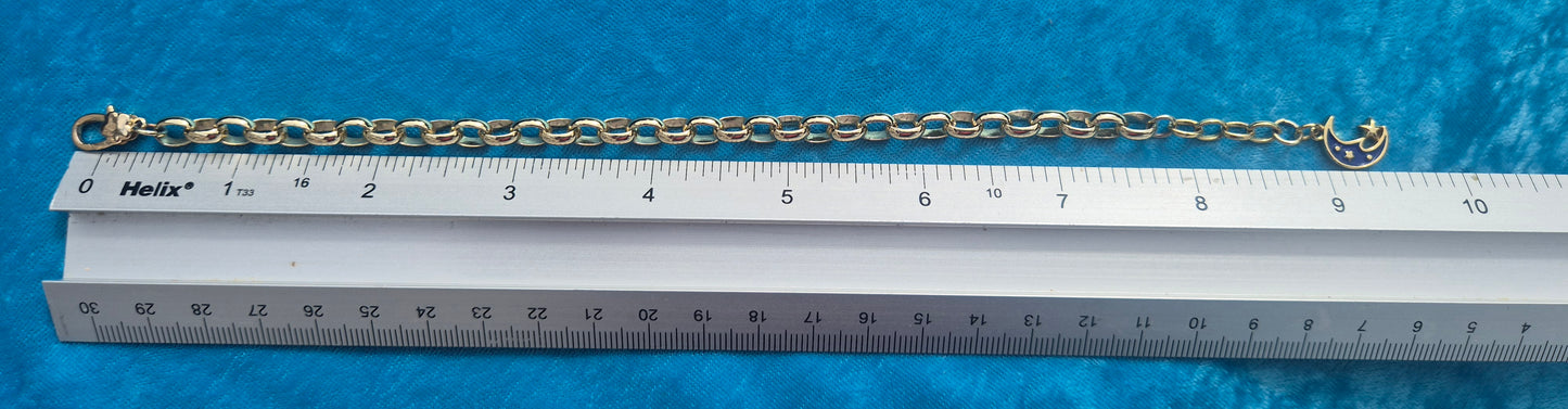 18K Gold Filled Moon & Stars Bracelet | Celestial Jewellery
