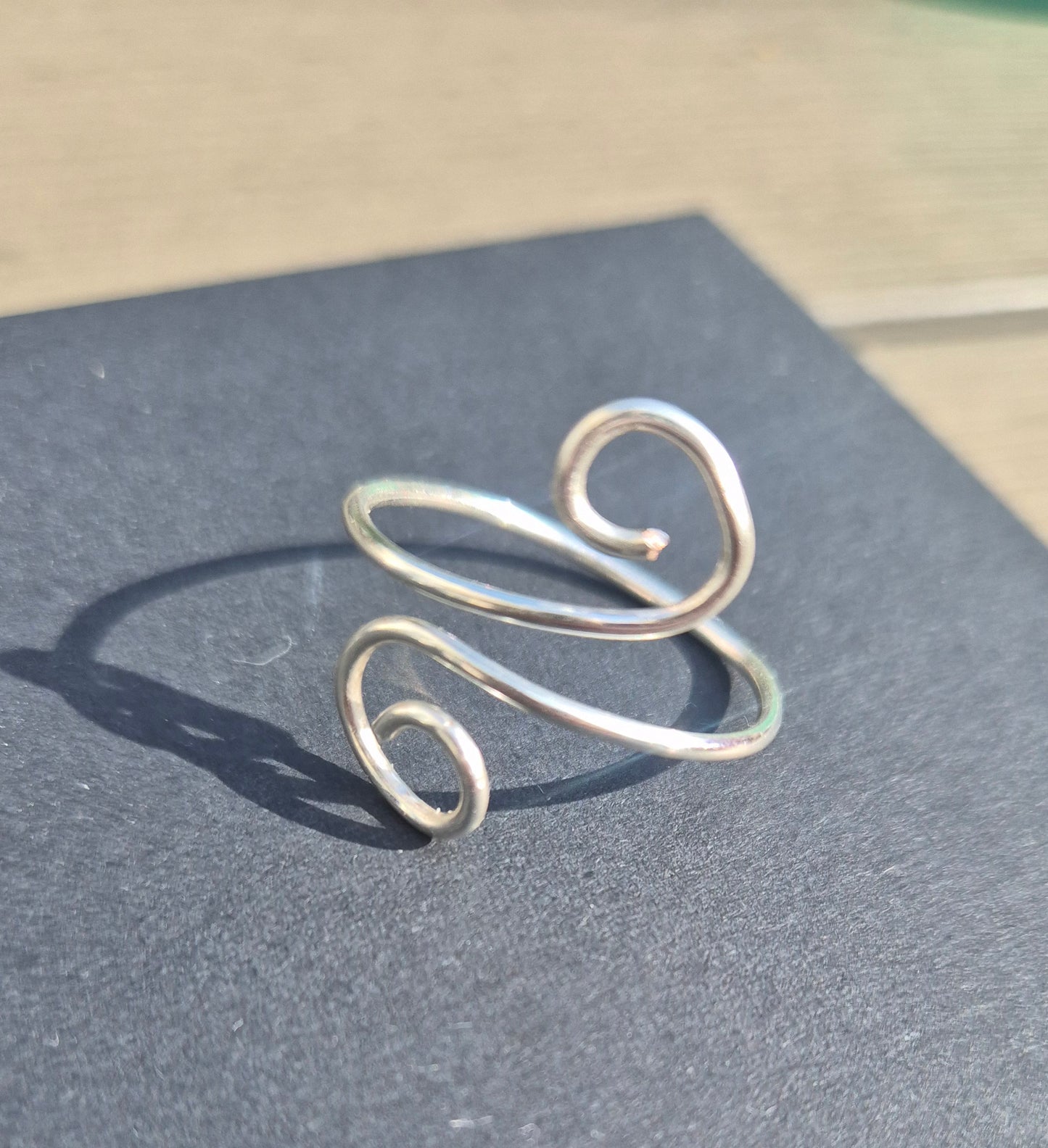 Twin Spiral Ring