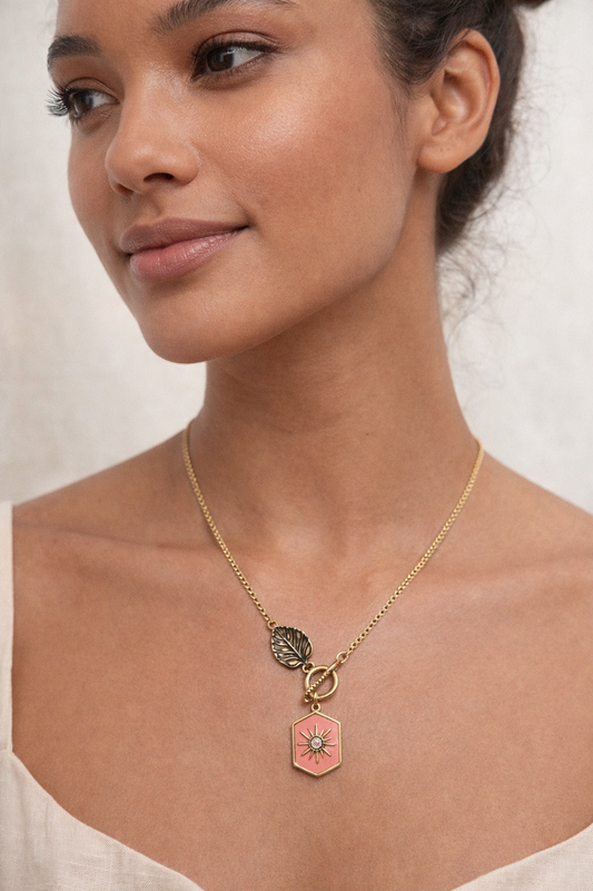 18k Gold Filled Sunburst Chain