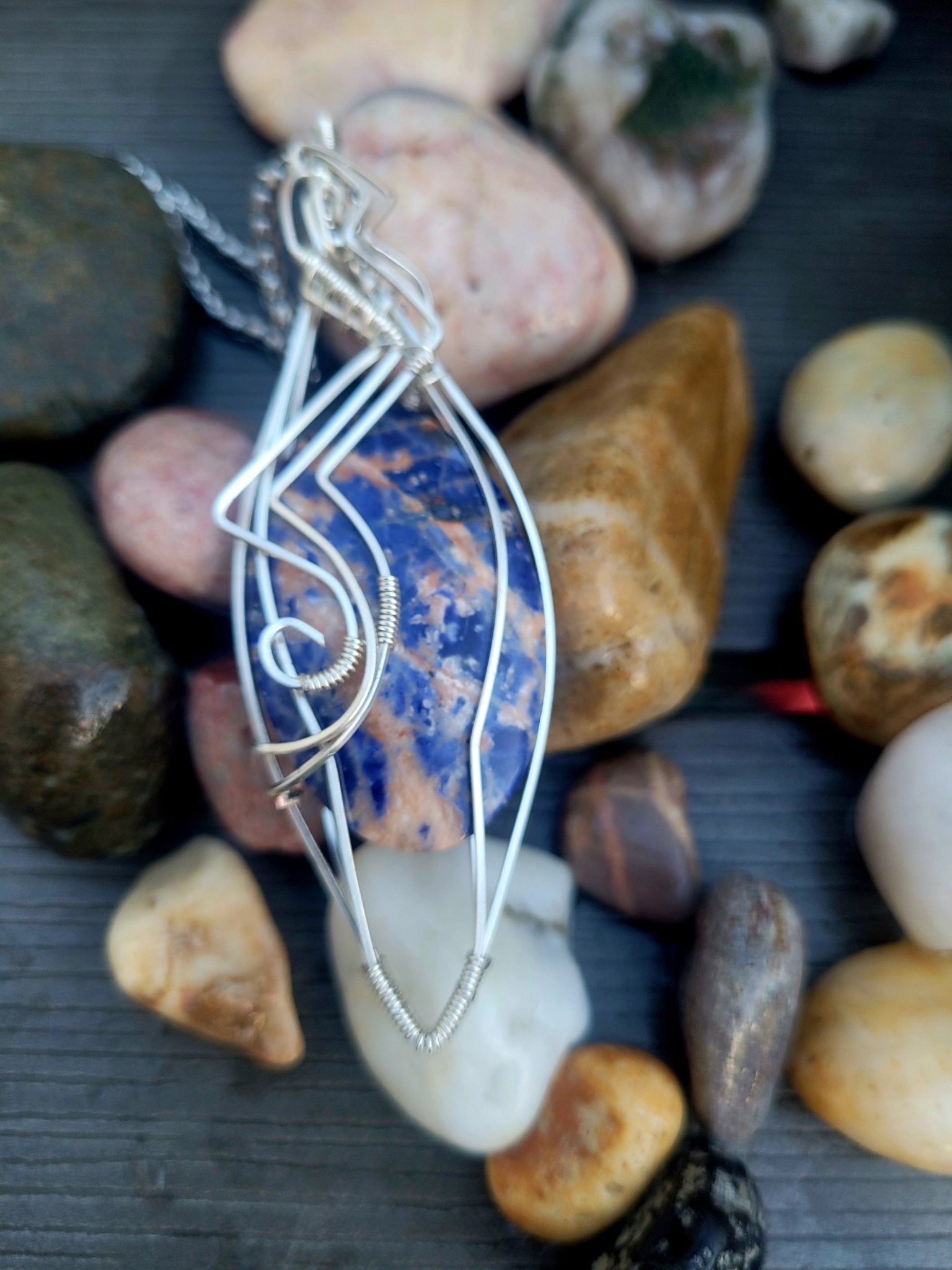 Sodalite Unisex Pendant - Daonna Designs